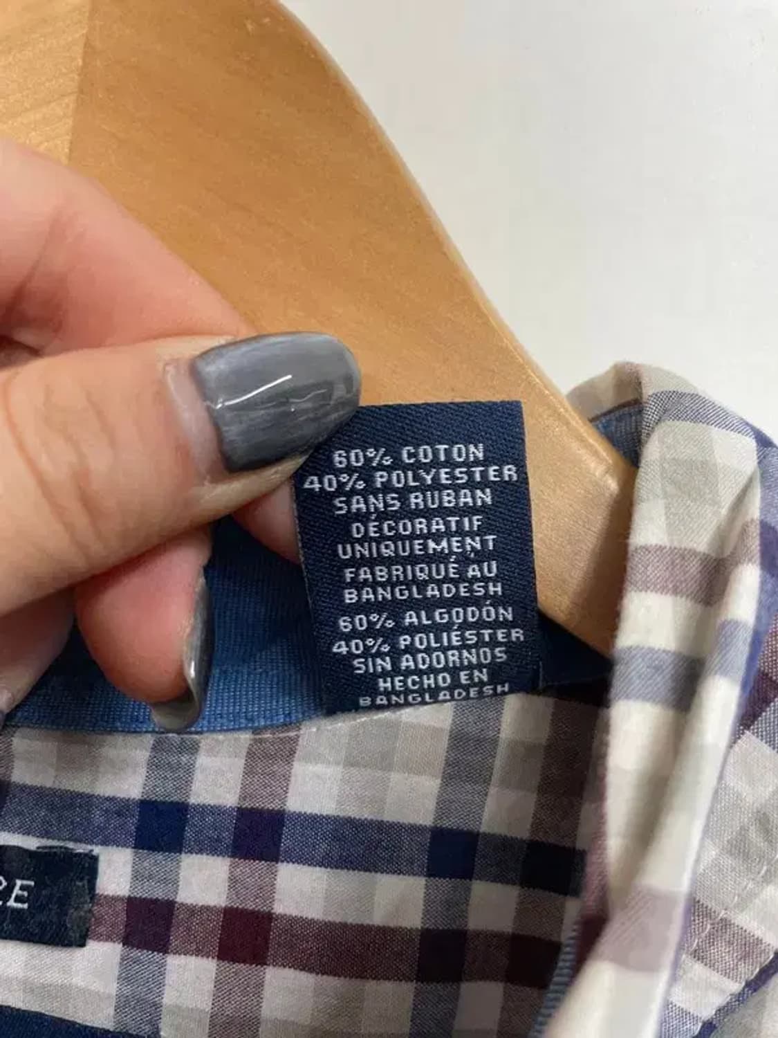 미디움 chaps 챔스 오버핏 체크 셔츠 남방 상품이미지6