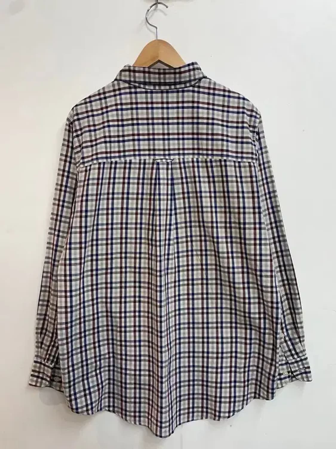 미디움 chaps 챔스 오버핏 체크 셔츠 남방 상품이미지9