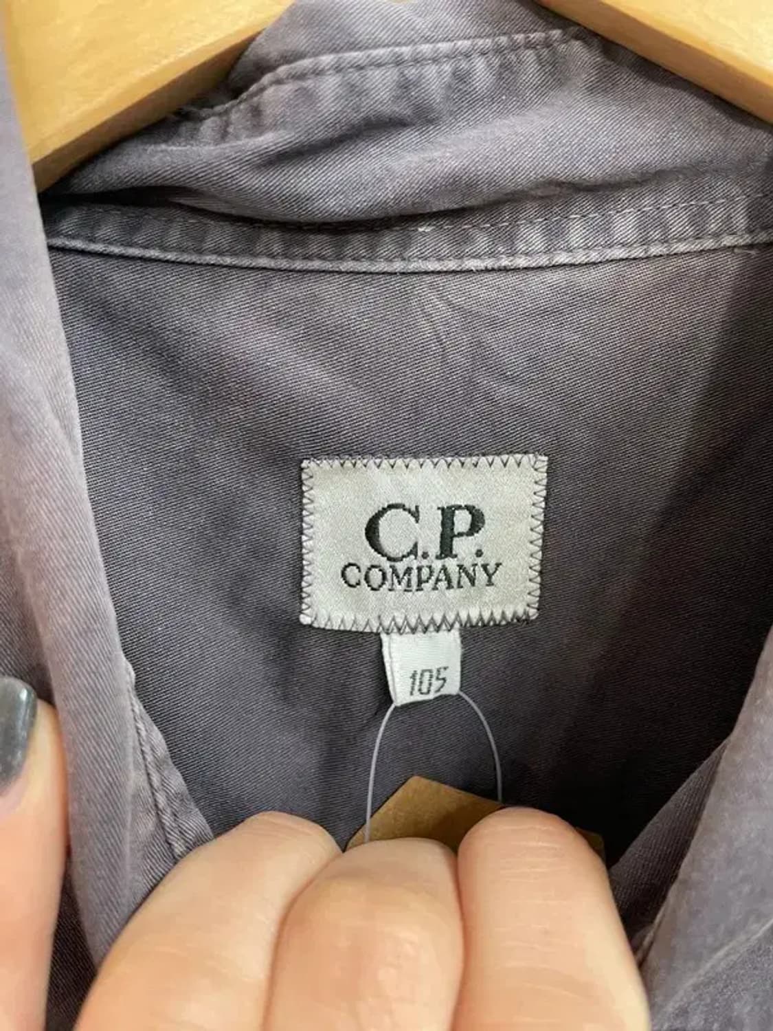 105 CP컴퍼니 오버핏 레글런 셔츠 차콜 상품이미지5