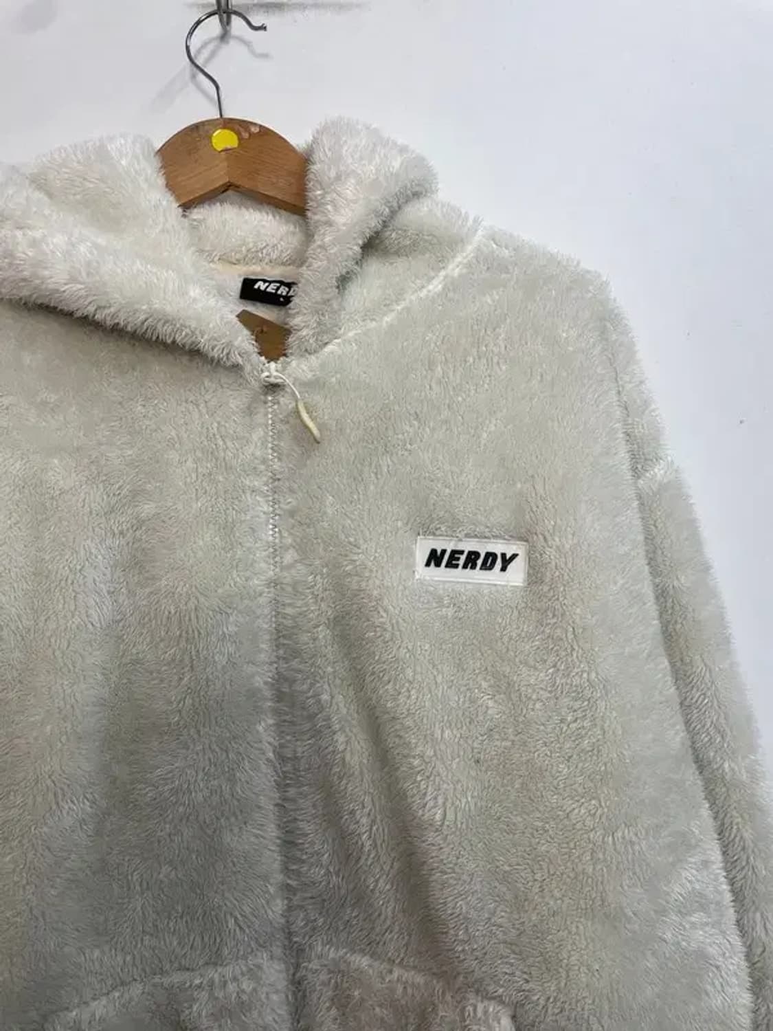 라지 널디 오버핏 플리스 후리스 오버핏 에코퍼 후드 집업 상품이미지4