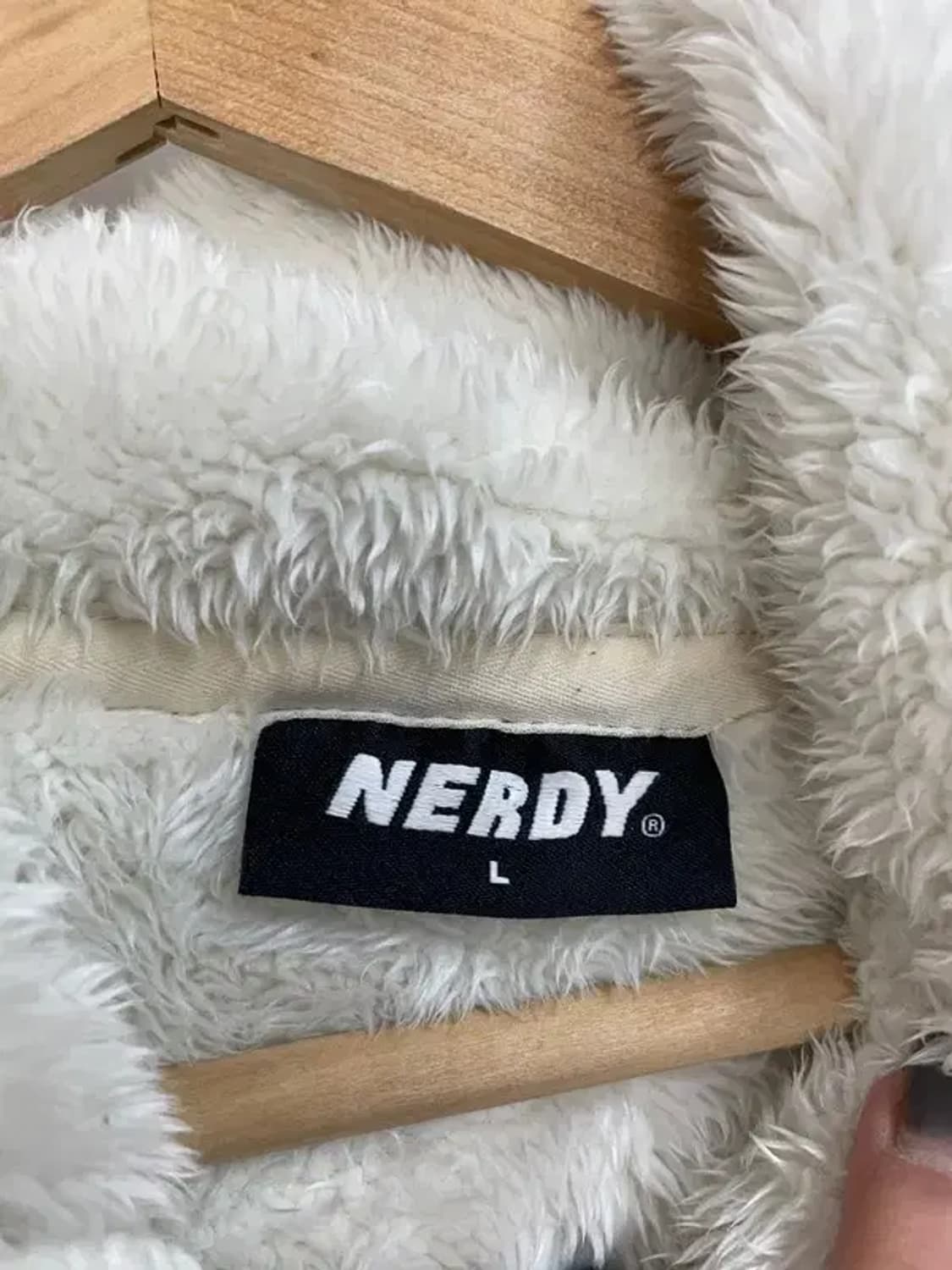 라지 널디 오버핏 플리스 후리스 오버핏 에코퍼 후드 집업 상품이미지5