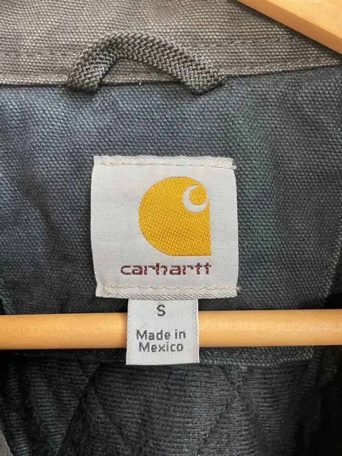 스몰 칼하트 남자 디트로이트 샌드스톤 멀티 포켓 자켓 블랙 상품이미지5