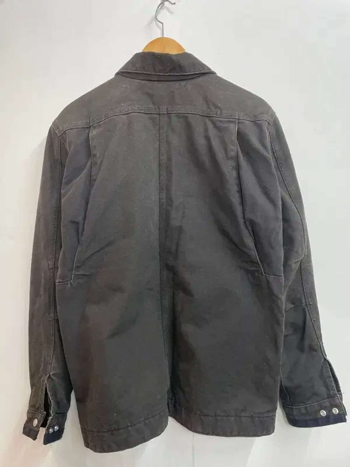 스몰 칼하트 남자 디트로이트 샌드스톤 멀티 포켓 자켓 블랙 상품이미지8