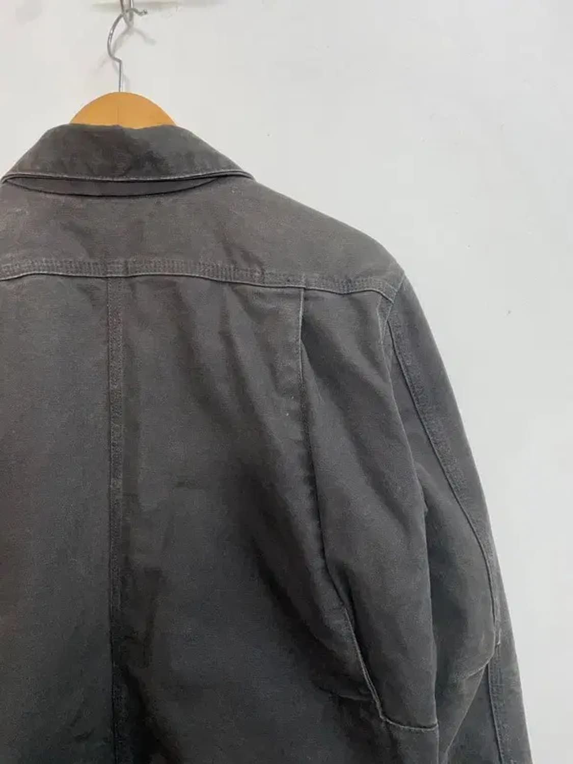 스몰 칼하트 남자 디트로이트 샌드스톤 멀티 포켓 자켓 블랙 상품이미지9