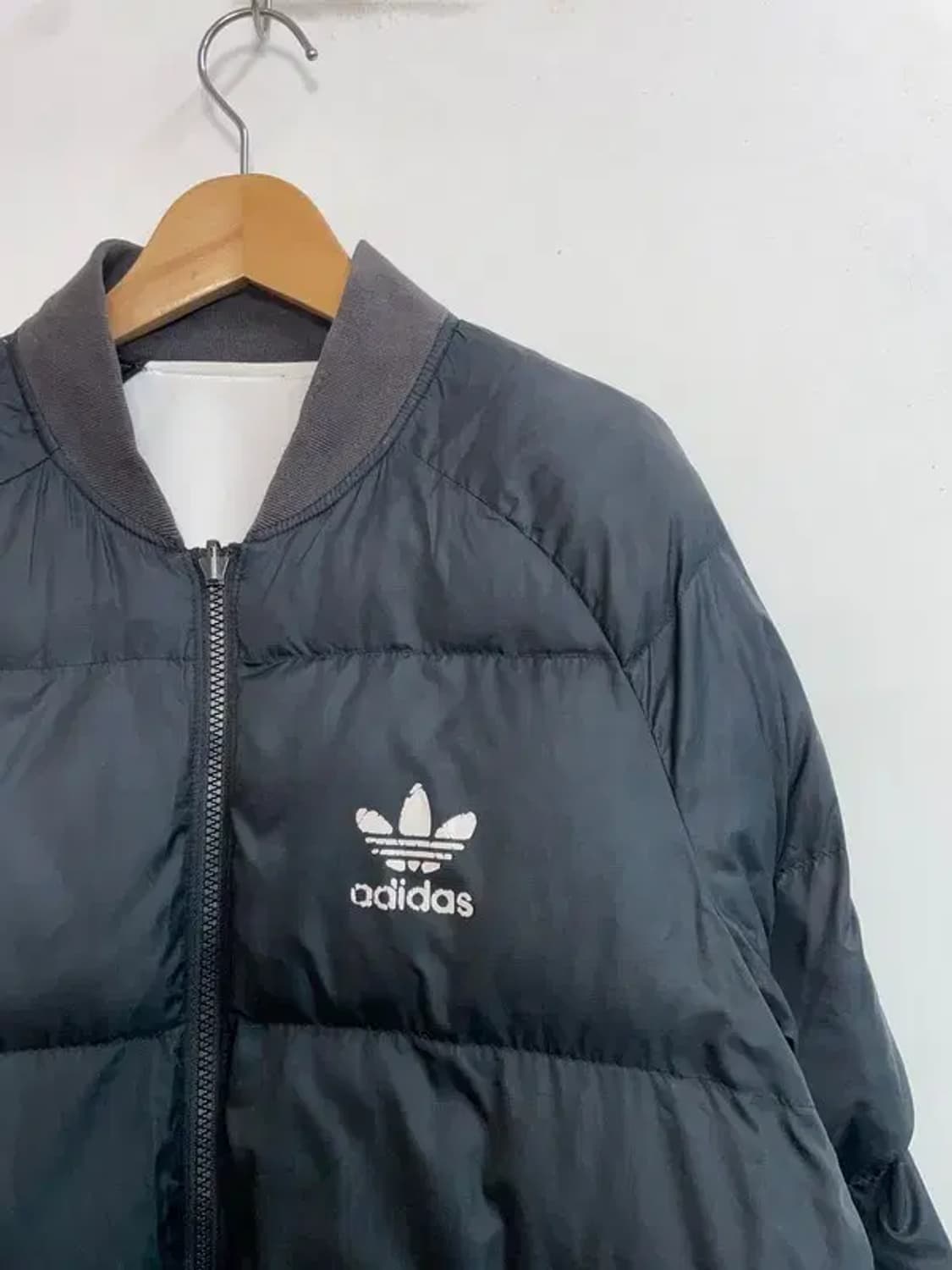 90 아디다스 SST 리버서블 패딩 자켓 블랙 화이트 상품이미지4