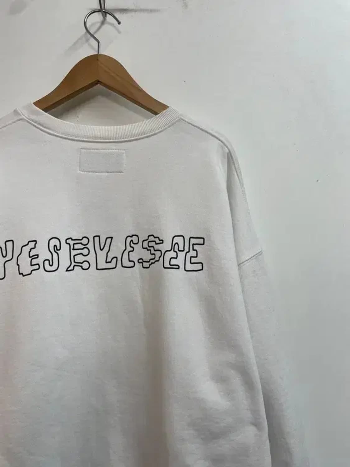 라지 예스아이씨 Y.E.S Optical 스웨트셔츠 맨투맨 화이트 상품이미지10