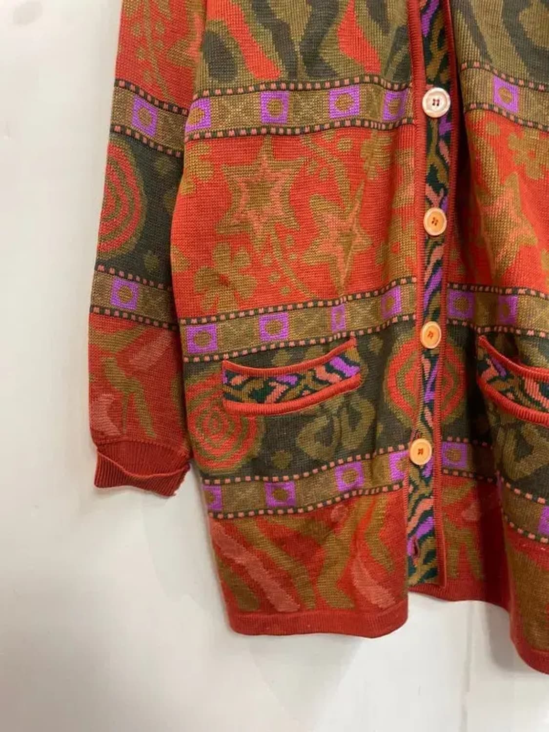 프리 동원 올드스쿨 오버핏 가디건 집업 상품이미지3