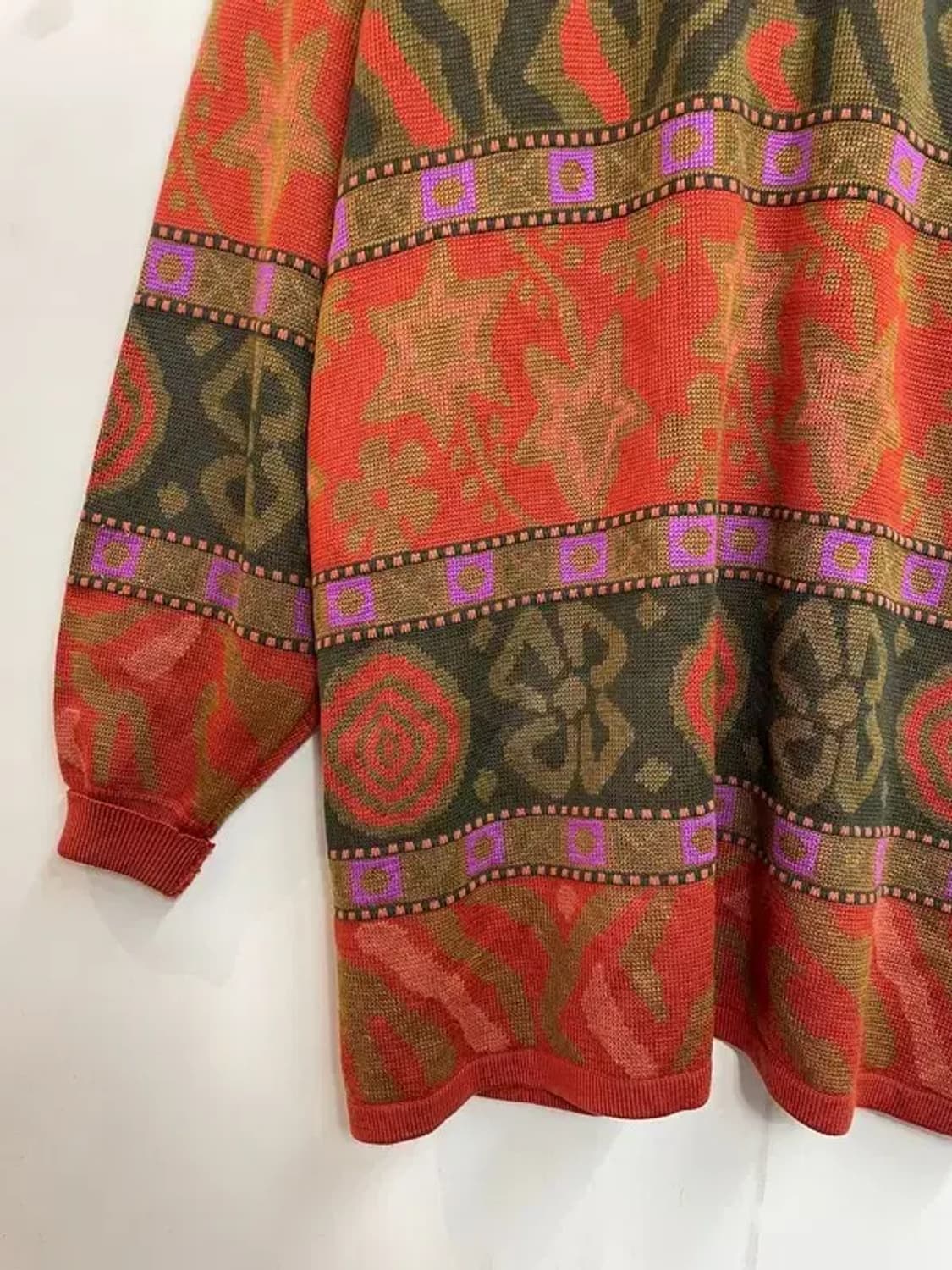 프리 동원 올드스쿨 오버핏 가디건 집업 상품이미지8