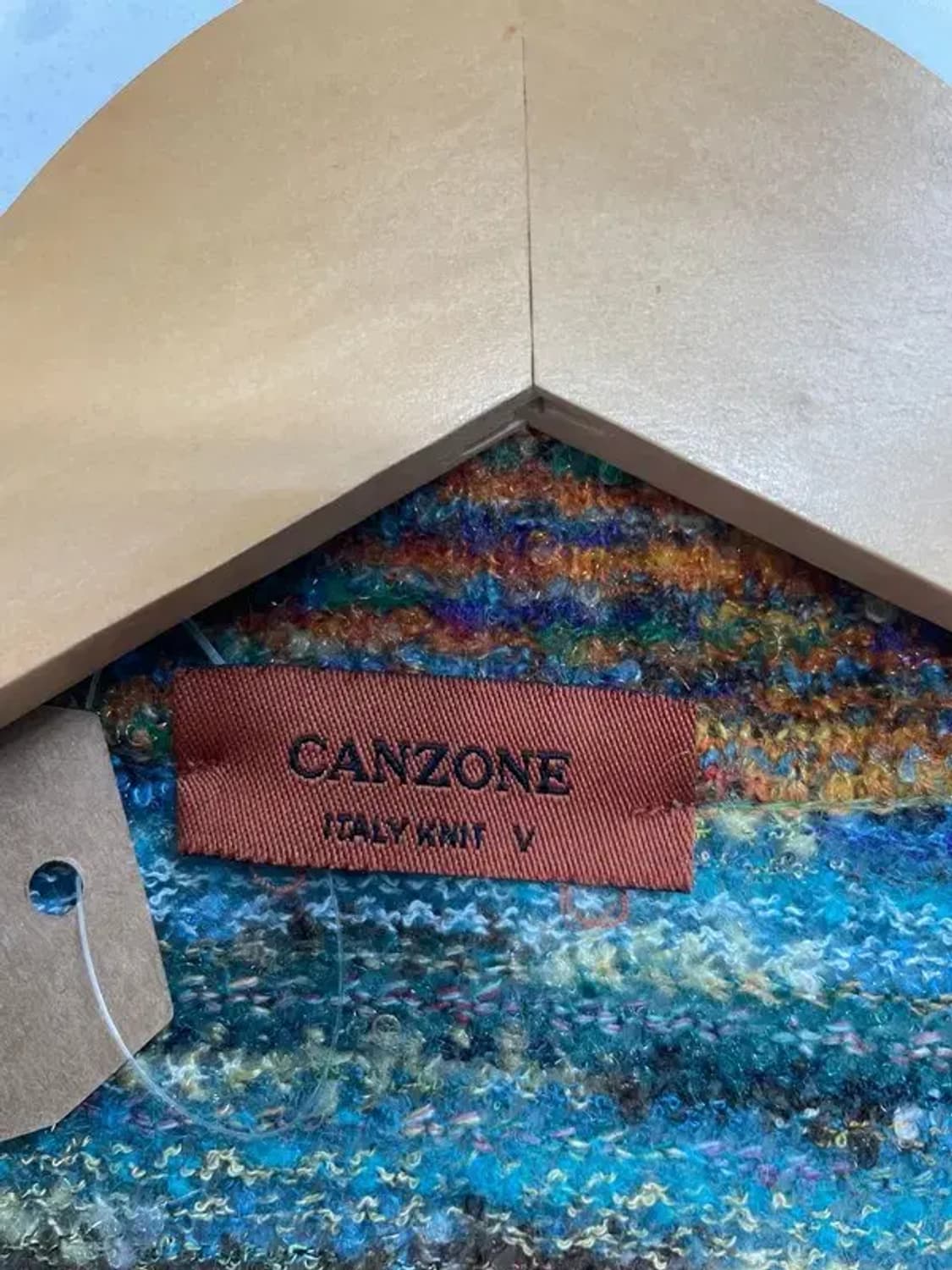 프리 CANZONE 히피스타일 빈티지 패턴 니트 가디건 상품이미지5