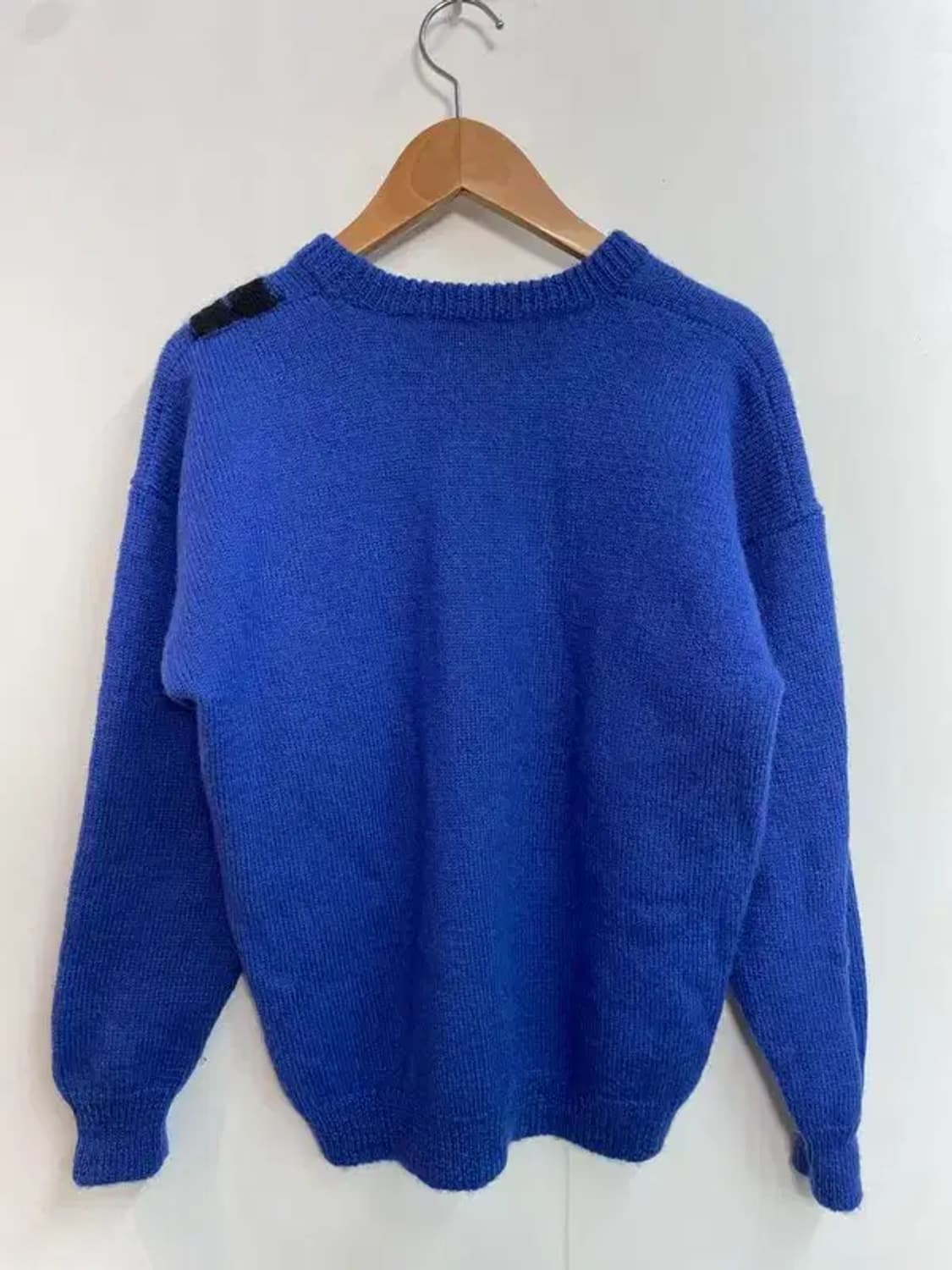 프리 90s KAPAI CRAFTS 크롭 니트 블루 상품이미지8