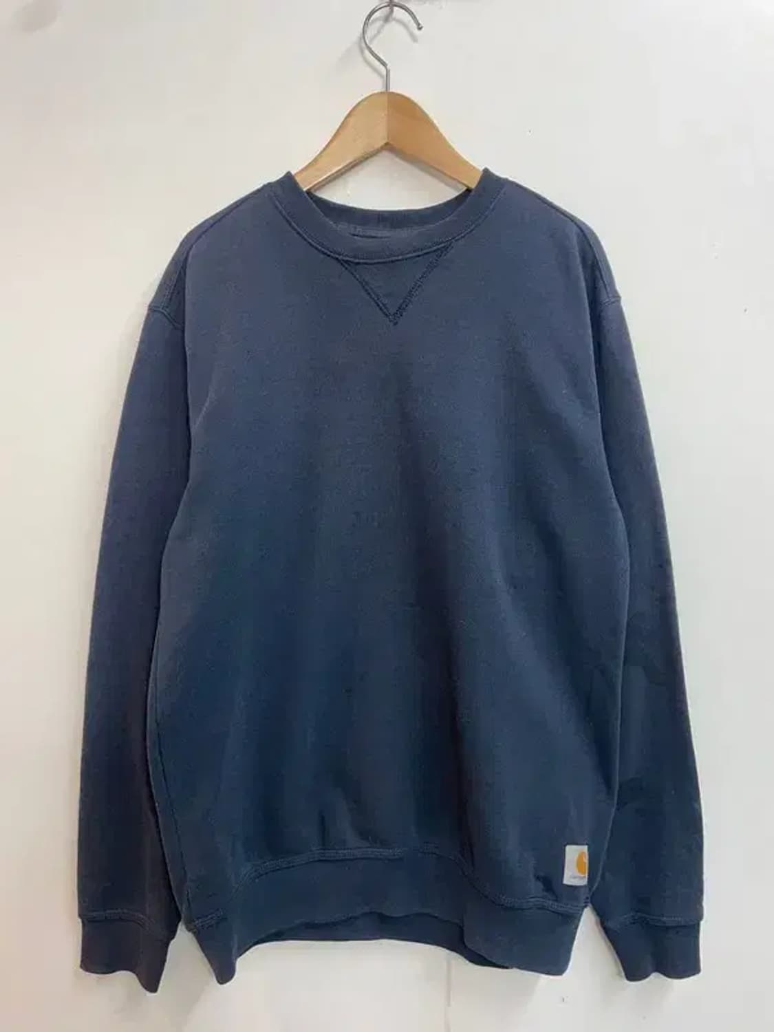 스몰 칼하트 오리지널 핏 맨투맨 네이비 상품이미지2