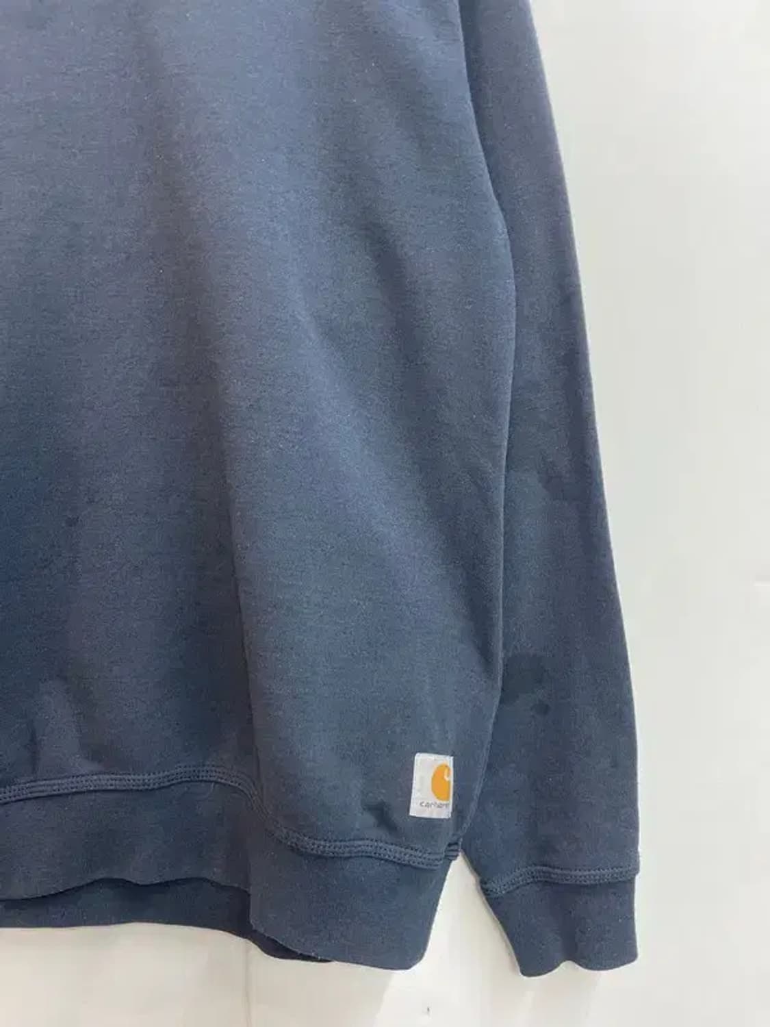 스몰 칼하트 오리지널 핏 맨투맨 네이비 상품이미지3