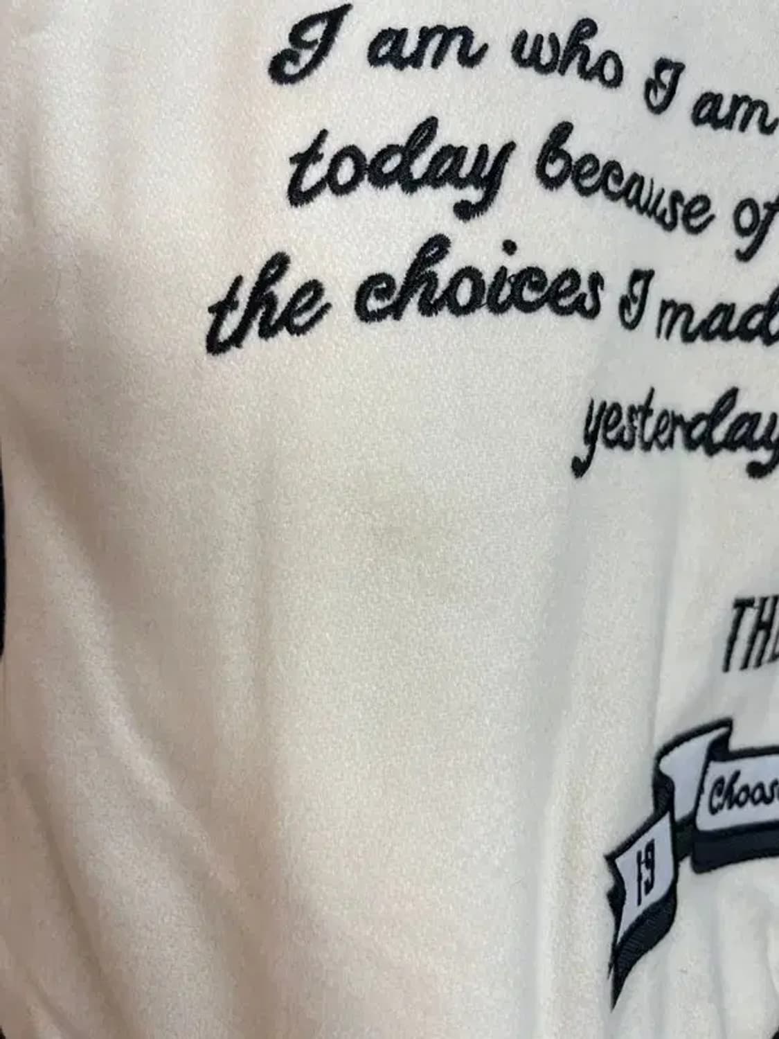 미디움 스모크라이즈 바시티 크롭 자켓 그레이 상품이미지4