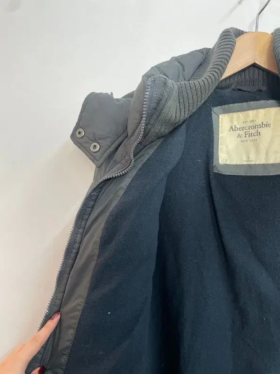 스몰 아베크롬비 앤 피치 여자 다운 롱 패딩 상품이미지8