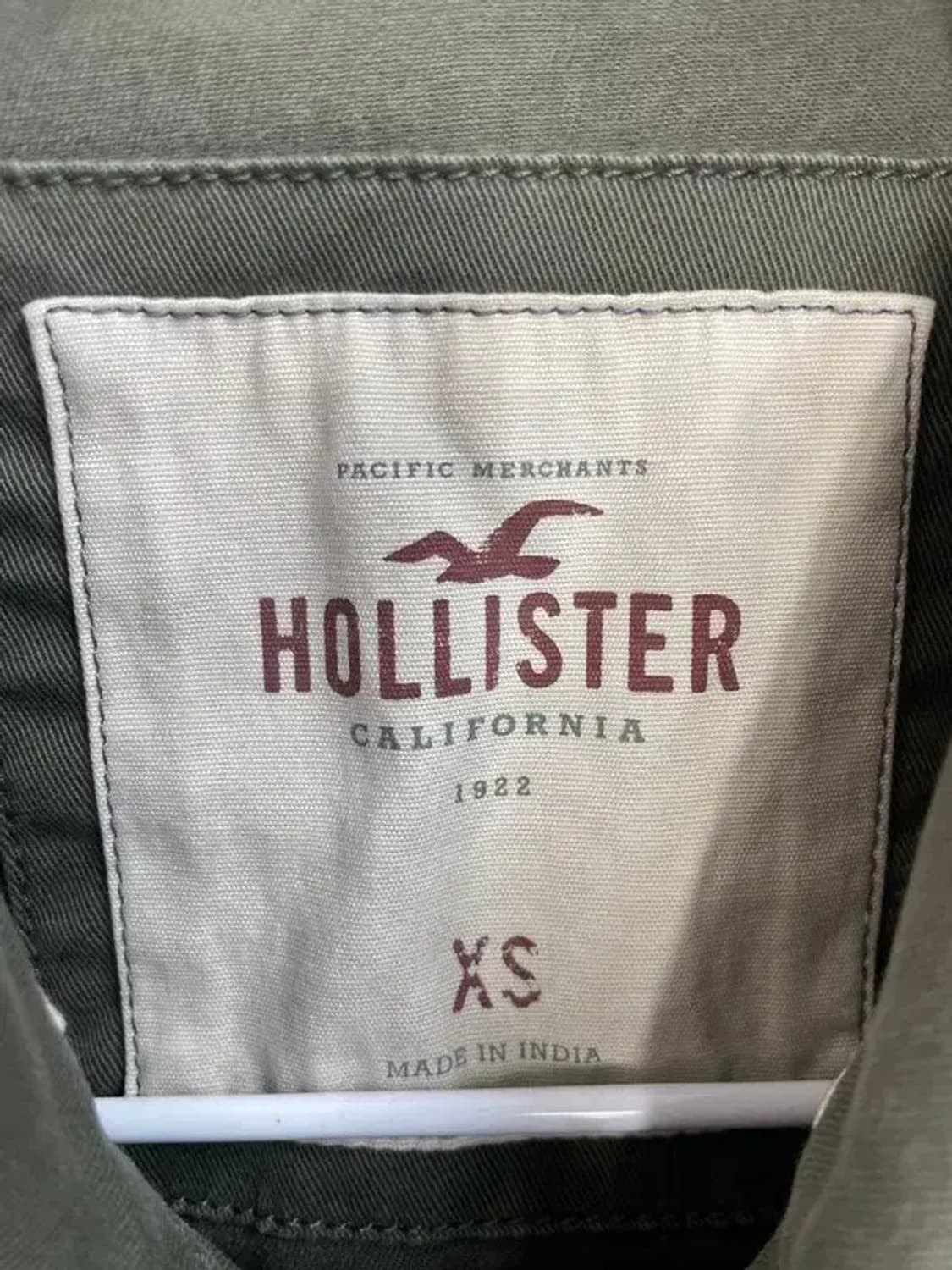 XS 홀리스터 여자 Y2K 빈티지 숏 자켓 카키 상품이미지5