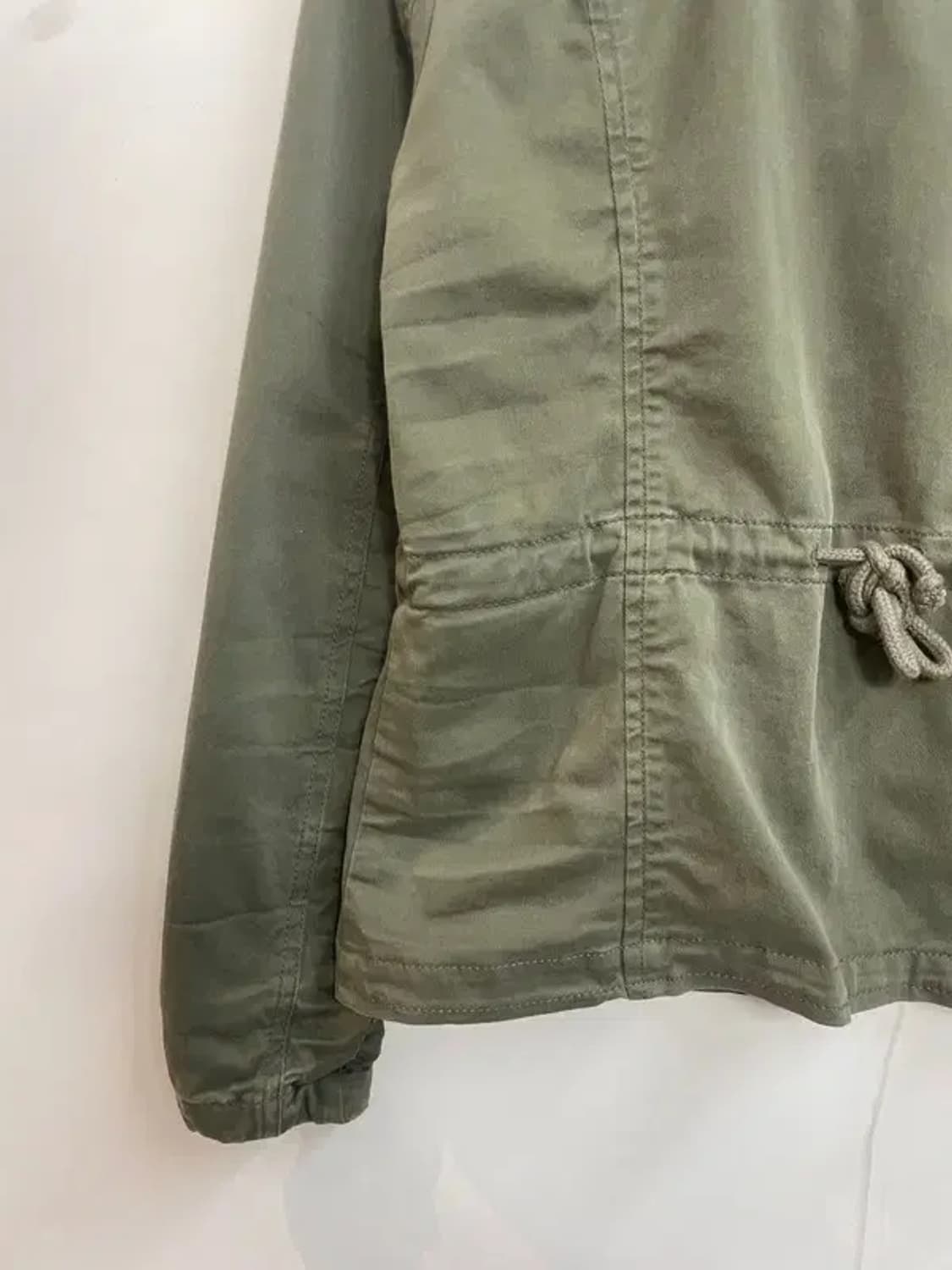XS 홀리스터 여자 Y2K 빈티지 숏 자켓 카키 상품이미지9