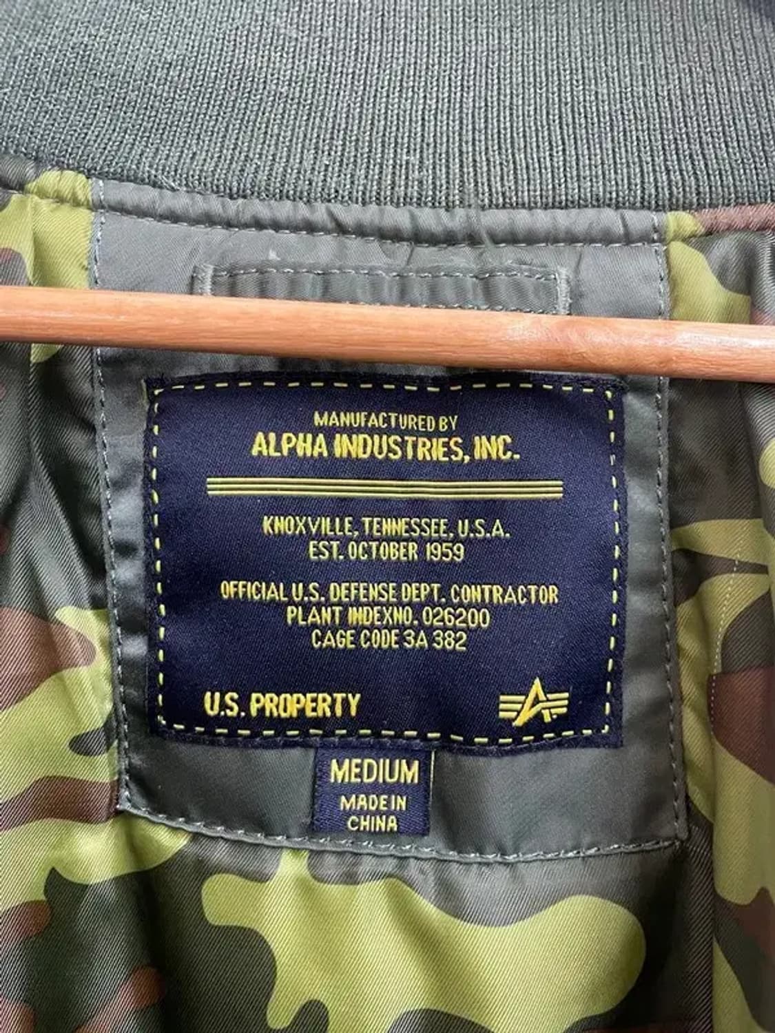 미디움 알파 인더스트리 오버핏 MA-1 항공점퍼 카키 상품이미지6