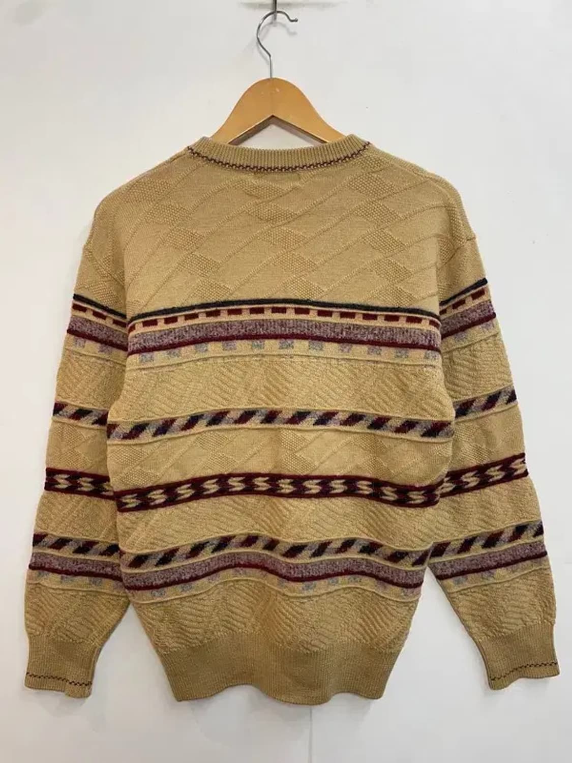 라지 레이크랜드 빈티지 패턴스트라이프 베이지 상품이미지8