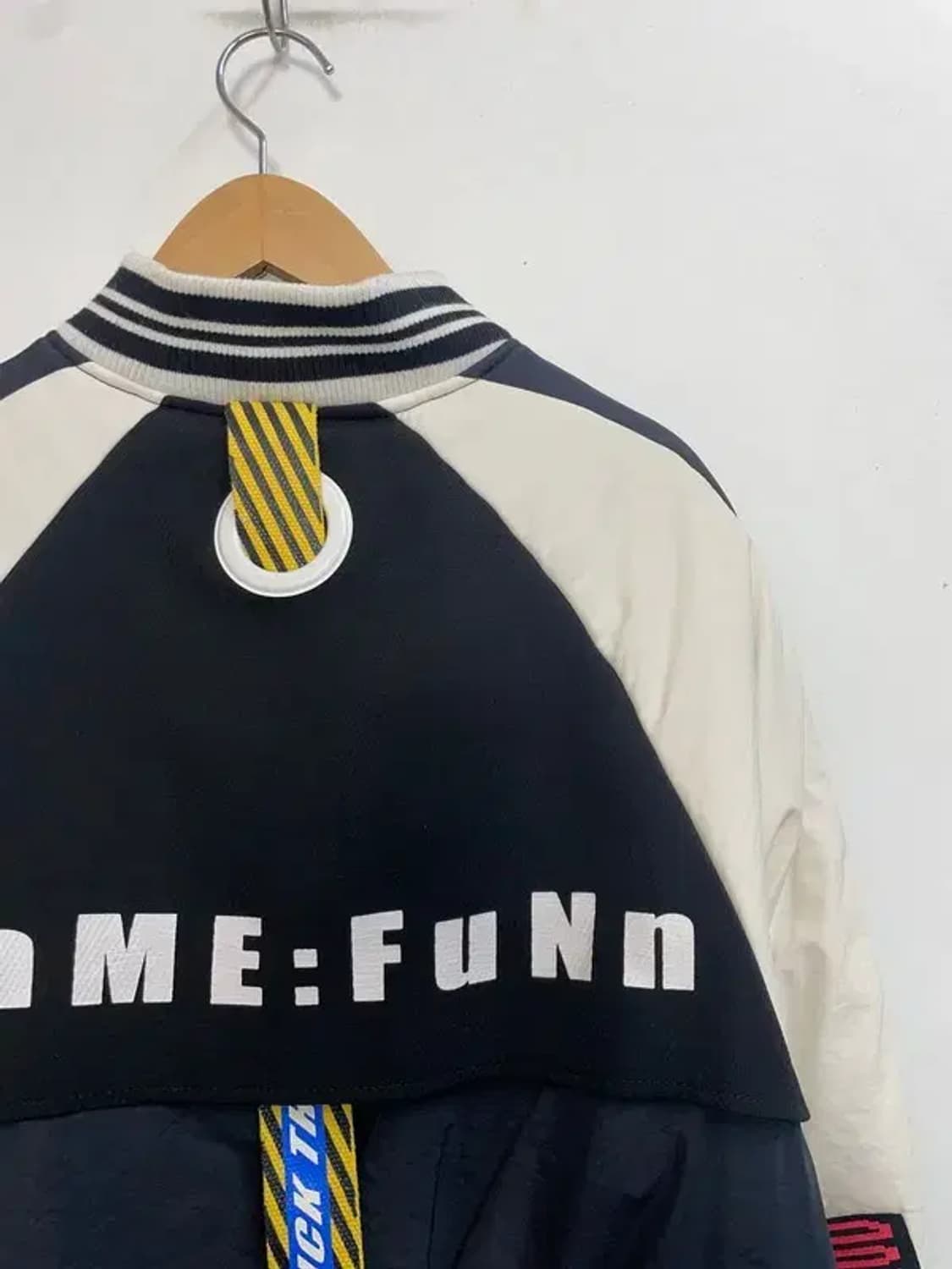 프리 NAME 여자 크롭 배색 블루종 자켓 상품이미지10