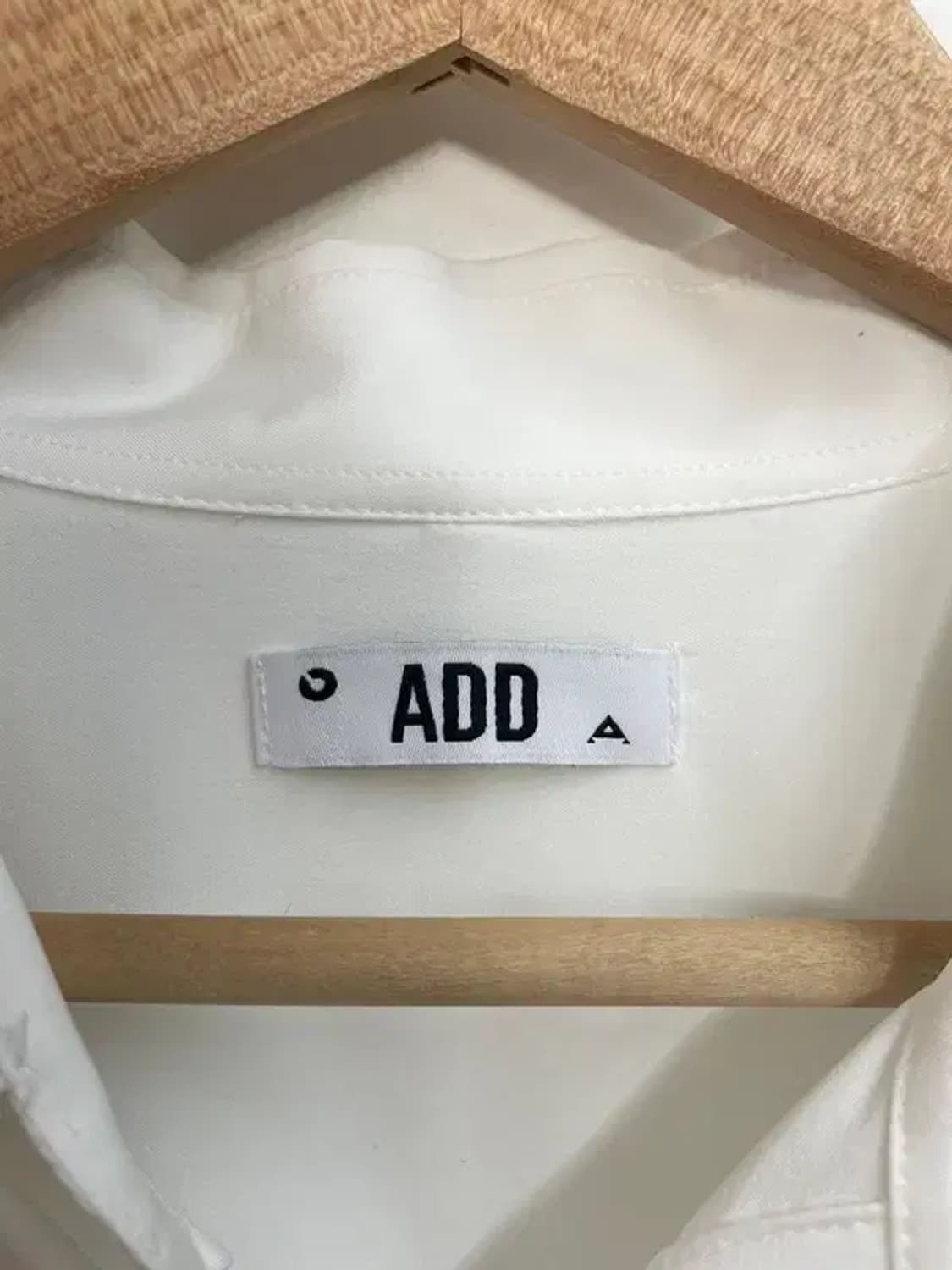 프리 ADD 애드 그래픽 오버사이즈 셔츠 화이트 상품이미지5