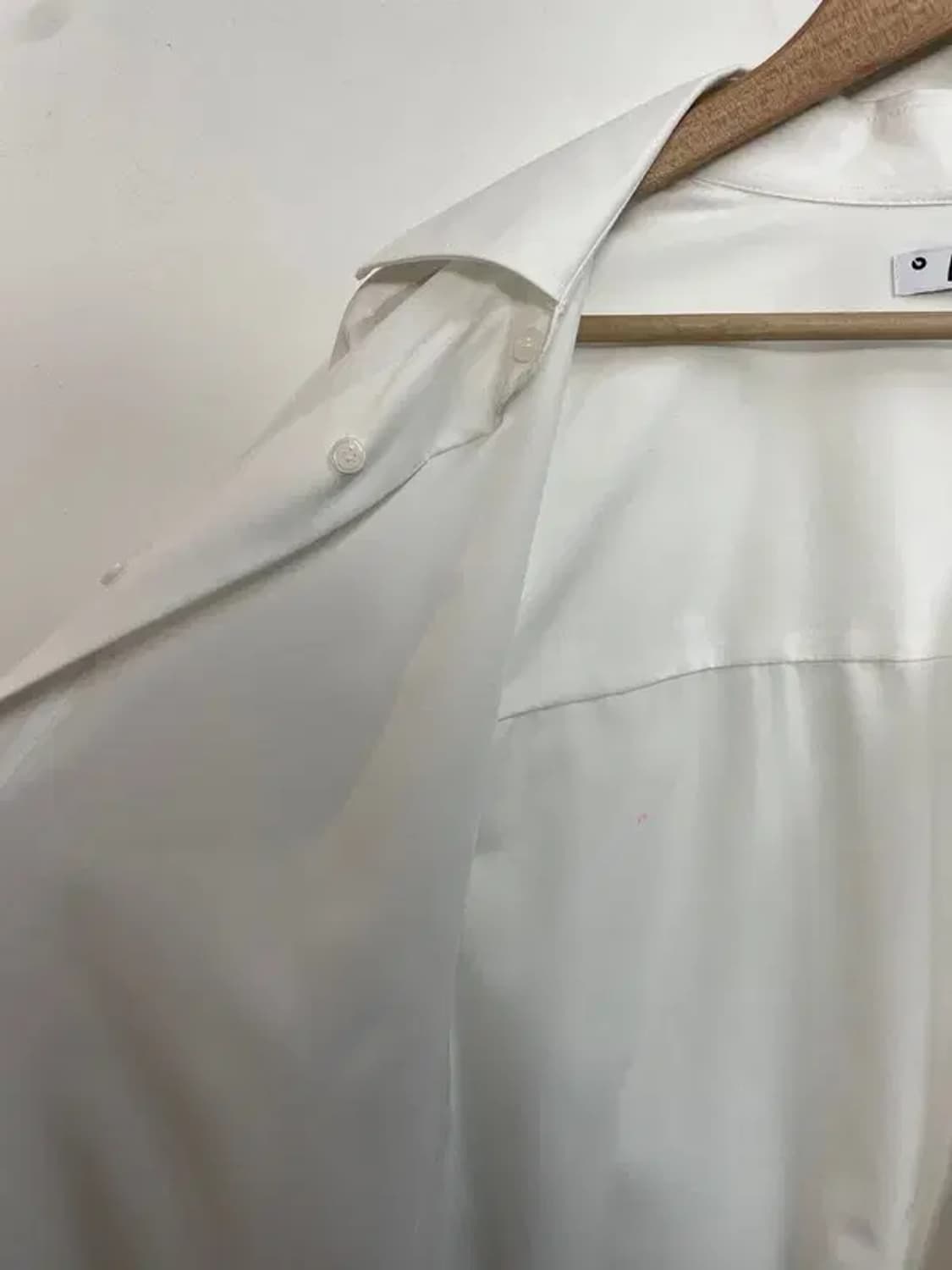 프리 ADD 애드 그래픽 오버사이즈 셔츠 화이트 상품이미지6