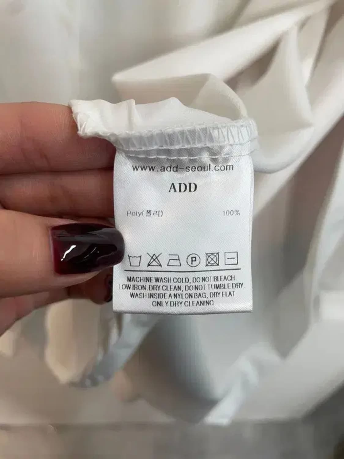 프리 ADD 애드 그래픽 오버사이즈 셔츠 화이트 상품이미지8