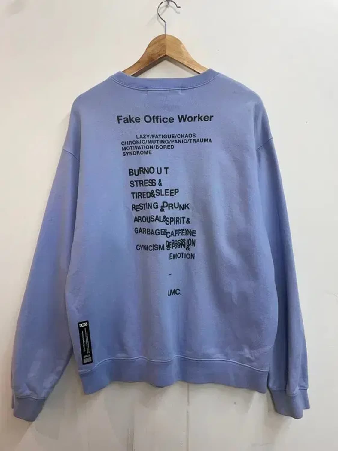 라지 LMC 스케어크로우 스웨트셔츠 파우더 블루 상품이미지10
