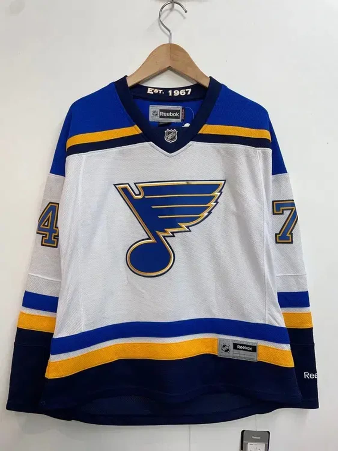 미디움 새상품 리복 NHL 세인트루이스 블루스 유니폼 져지 상품이미지2
