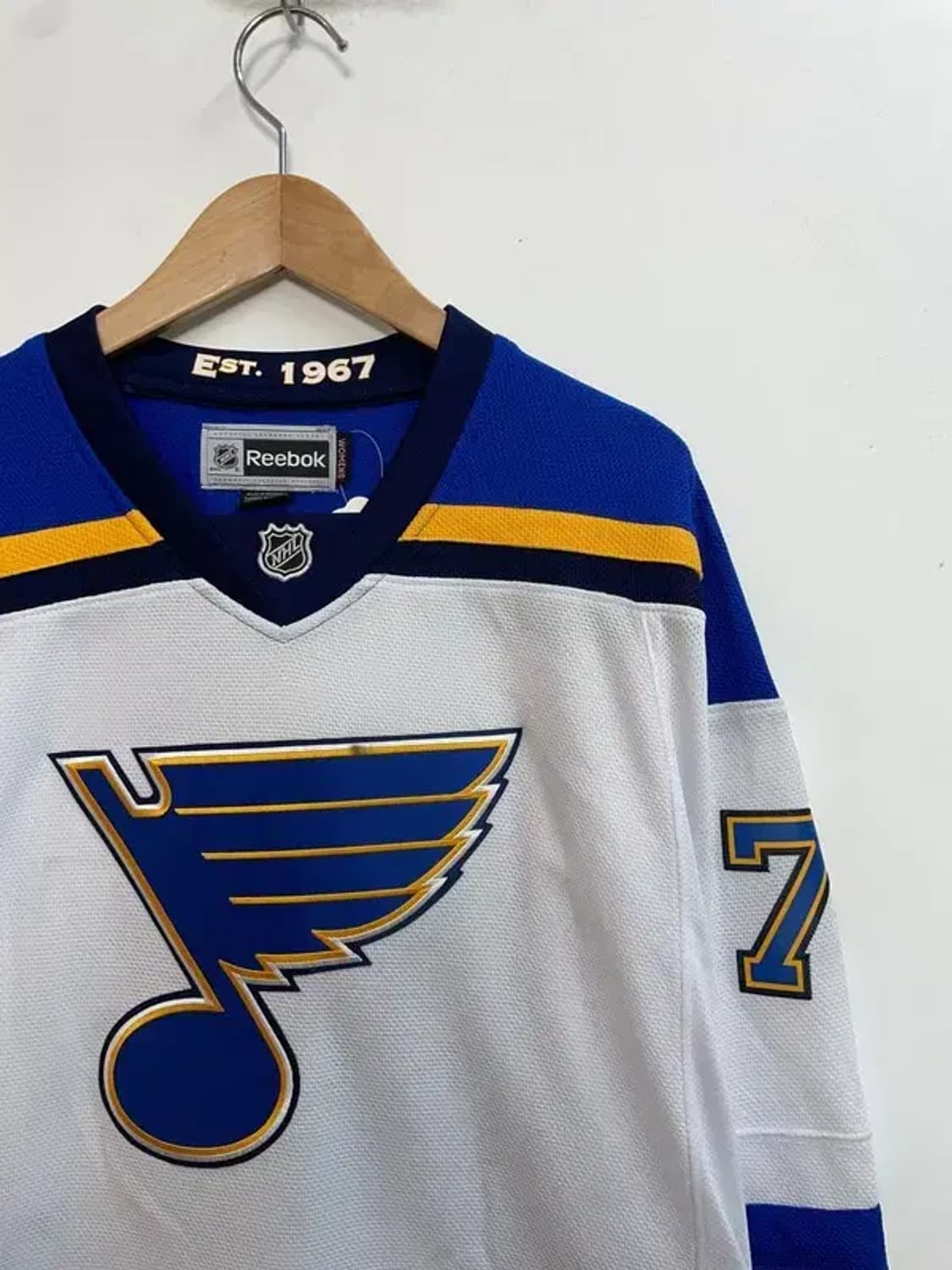미디움 새상품 리복 NHL 세인트루이스 블루스 유니폼 져지 상품이미지4