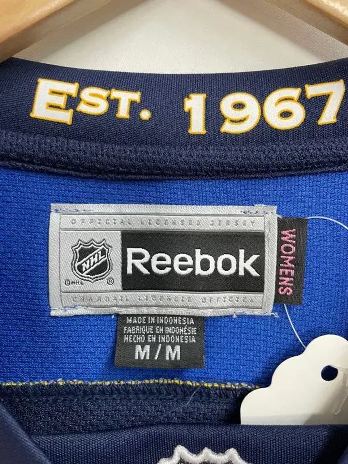 미디움 새상품 리복 NHL 세인트루이스 블루스 유니폼 져지 상품이미지7