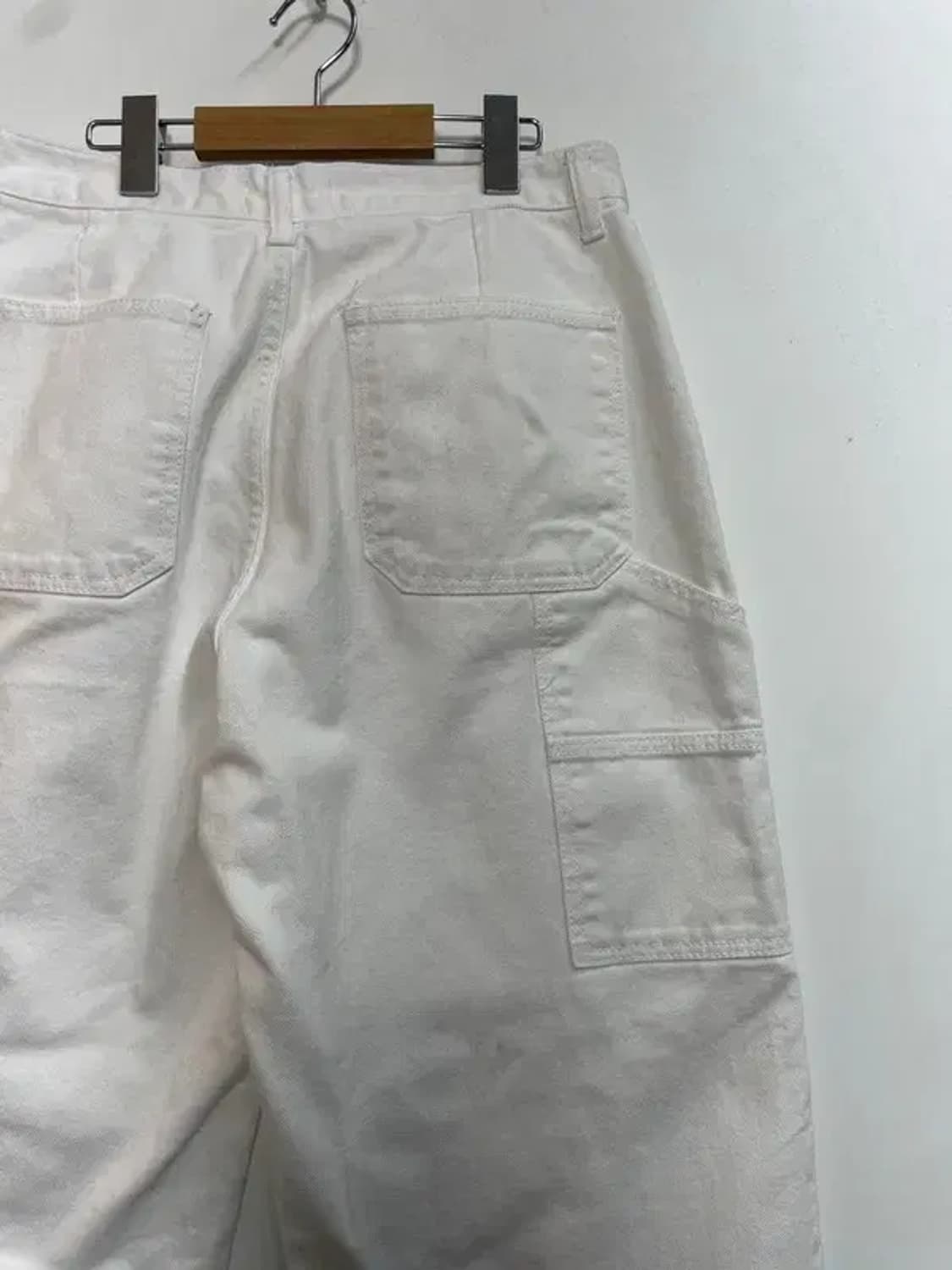 라지 ROFL 더블 와이드 카펜터 팬츠 화이트 상품이미지10