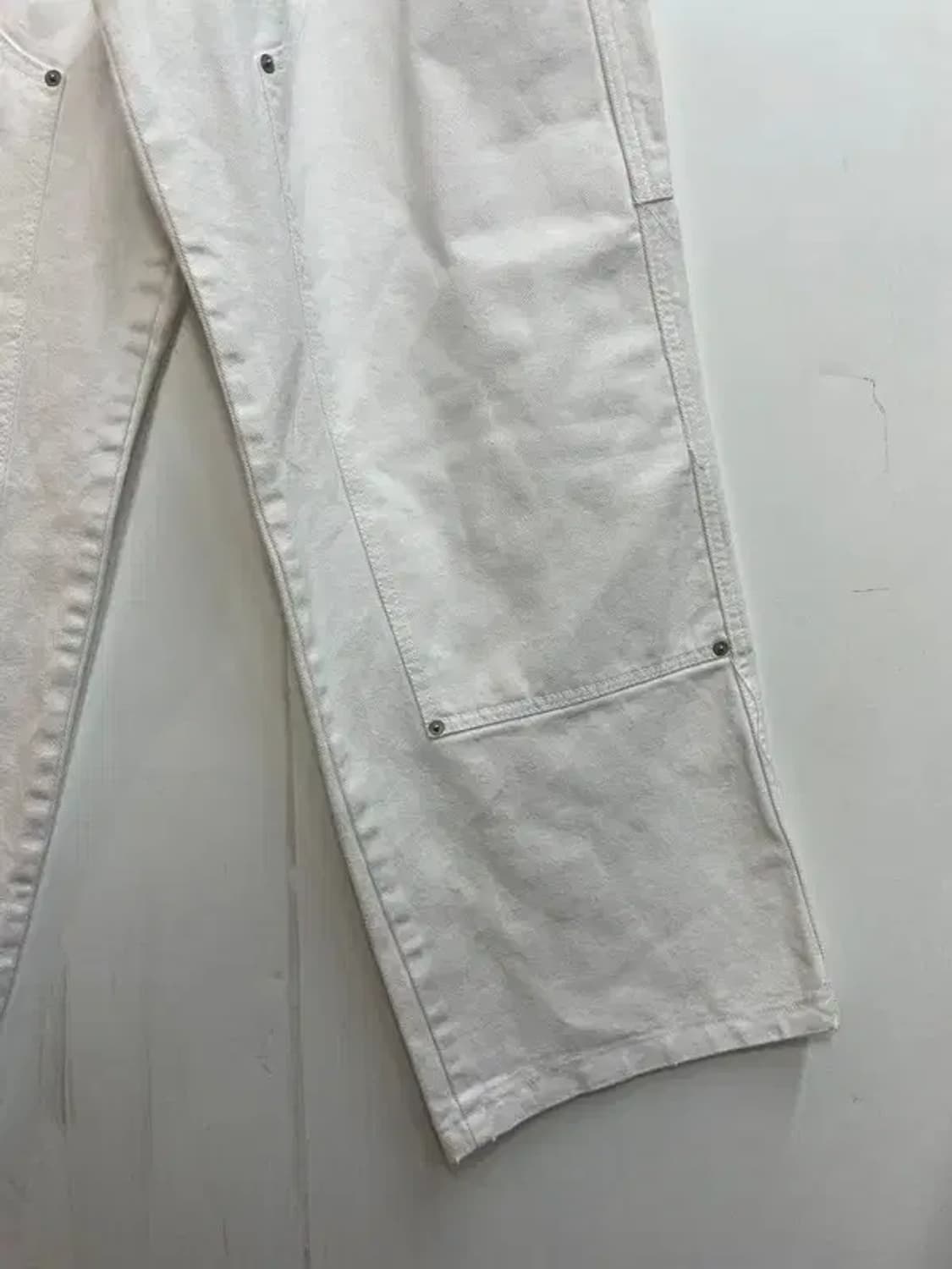 라지 ROFL 더블 와이드 카펜터 팬츠 화이트 상품이미지3