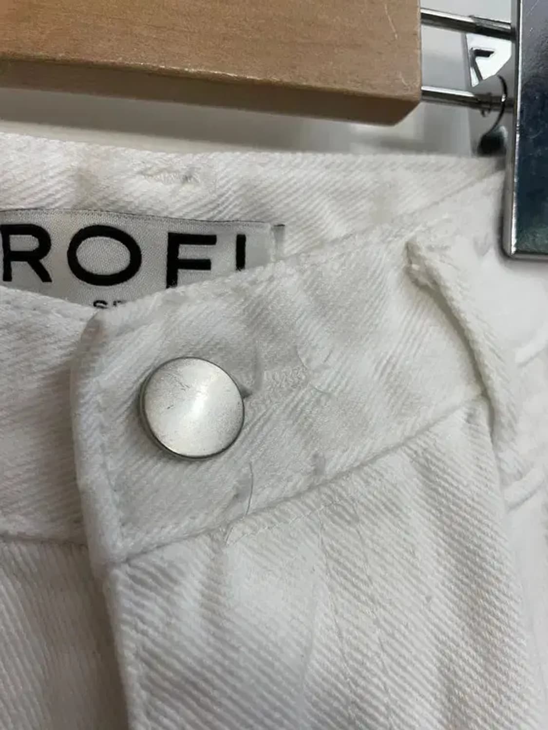 라지 ROFL 더블 와이드 카펜터 팬츠 화이트 상품이미지5