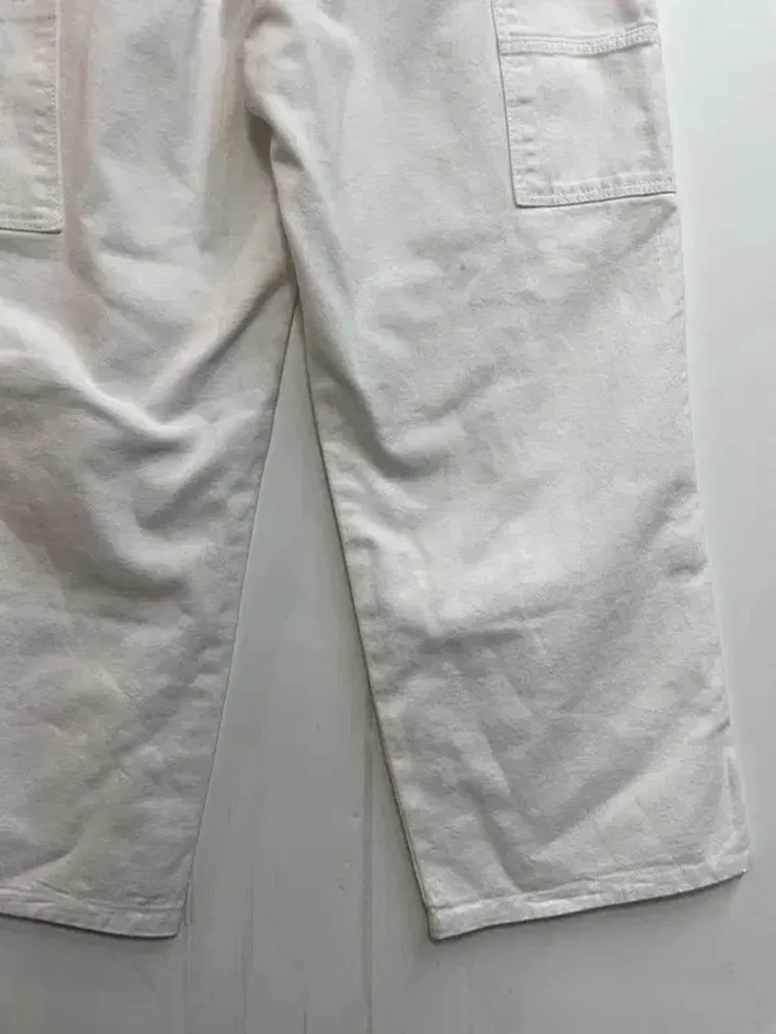 라지 ROFL 더블 와이드 카펜터 팬츠 화이트 상품이미지9