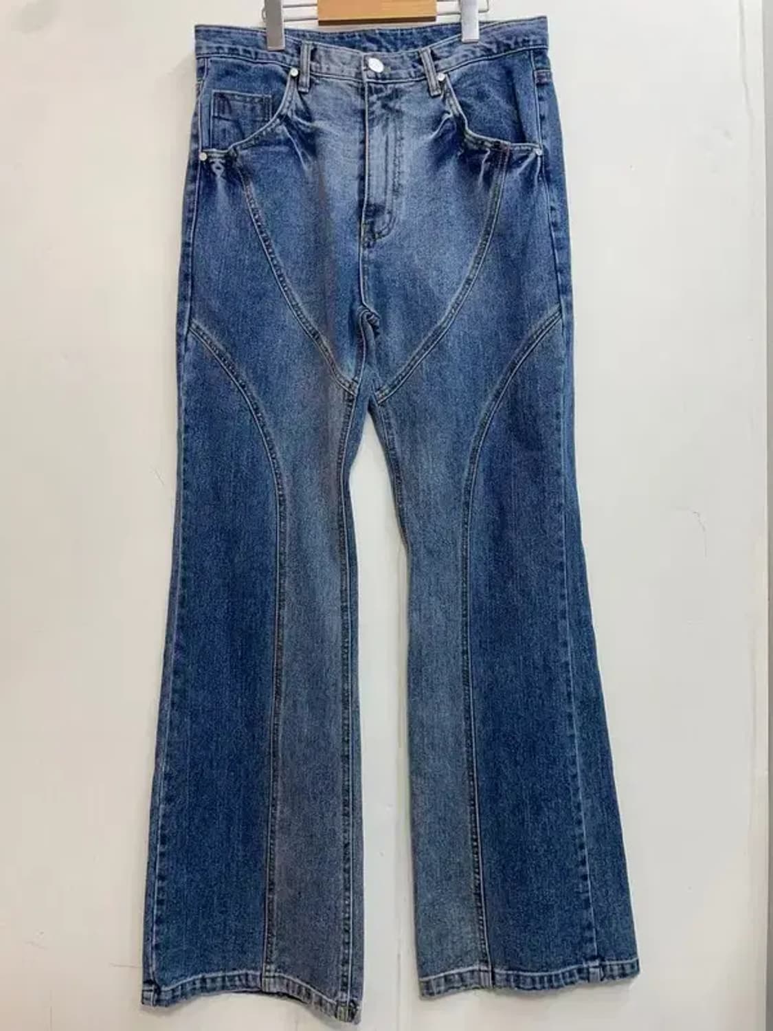 라지 DNSR 인시전 플레어 데님 블루 상품이미지2