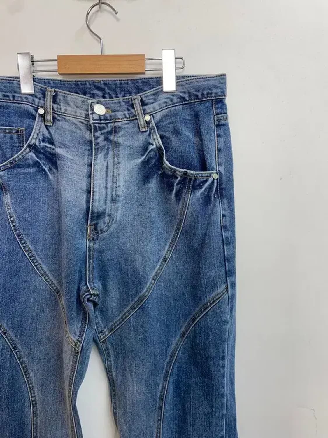 라지 DNSR 인시전 플레어 데님 블루 상품이미지4