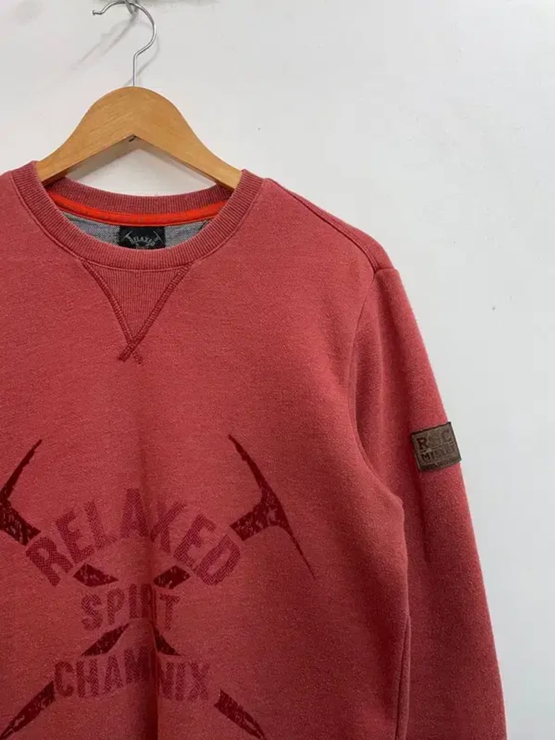 미디움 밀레 릴렉스드 오버핏 맨투맨 티셔츠 상품이미지4