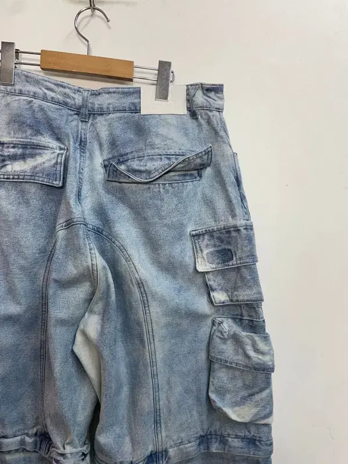 라지 DNSR 멀티 포켓 투웨이 카고 데님 팬츠 상품이미지10