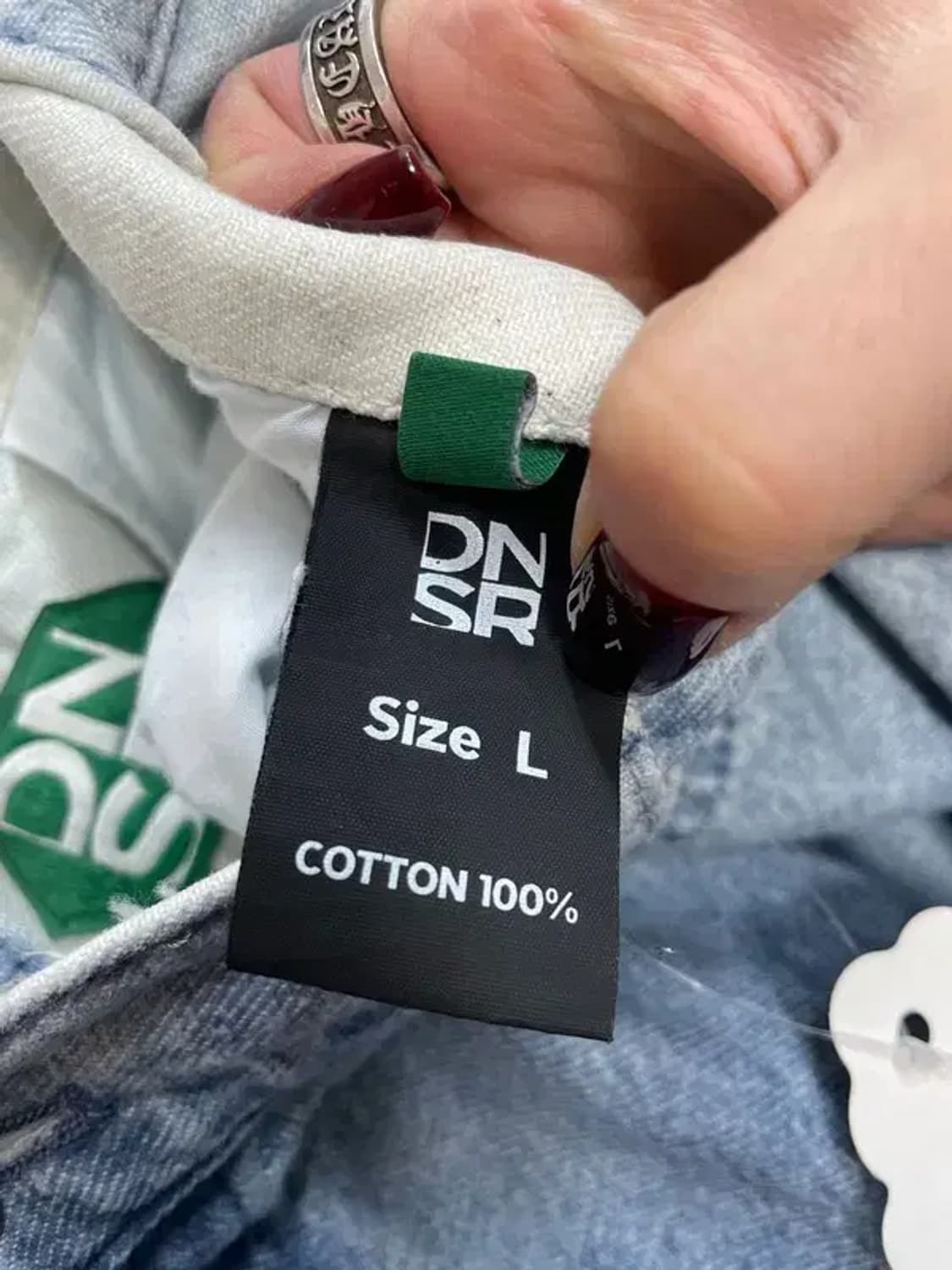 라지 DNSR 멀티 포켓 투웨이 카고 데님 팬츠 상품이미지7