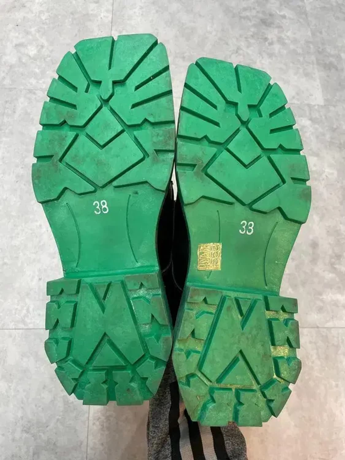 슬립온 펑크룩 신발 스퀘어 플랫폼 둥근 더비슈즈 상품이미지7