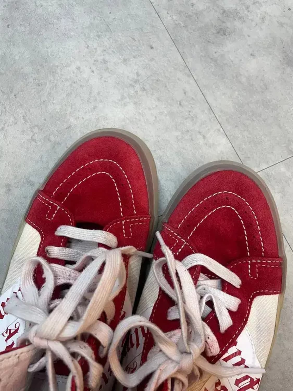 265 반스 볼트 x 팜 엔젤스 스케이트 하이 리이슈 VLT LX 칠리 상품이미지2