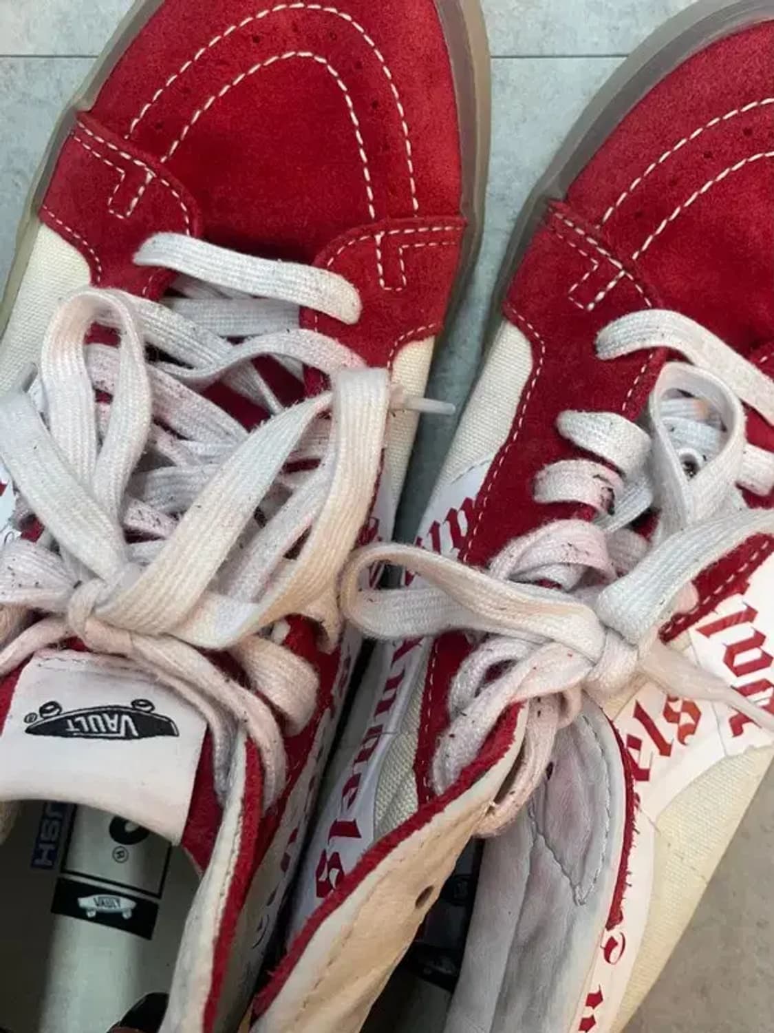 265 반스 볼트 x 팜 엔젤스 스케이트 하이 리이슈 VLT LX 칠리 상품이미지3