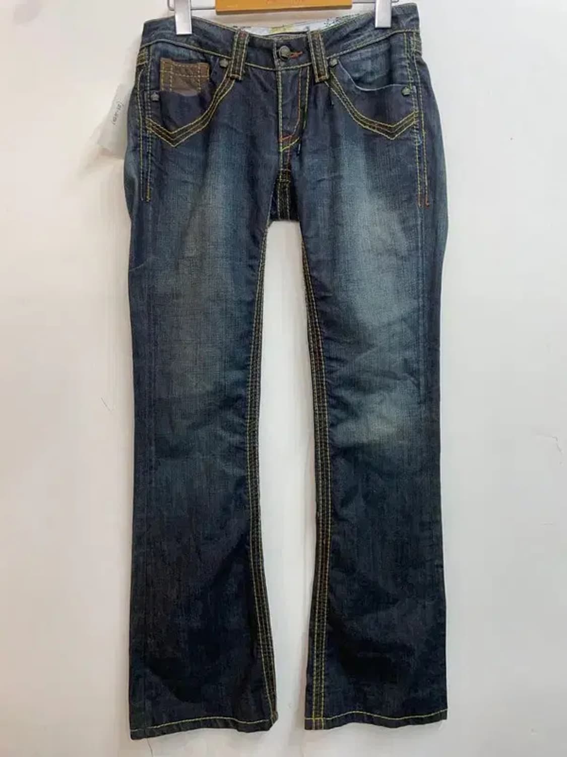 25 SOVAGE 여자 빈티지 로우라이즈 부츠컷 데님 팬츠 상품이미지2