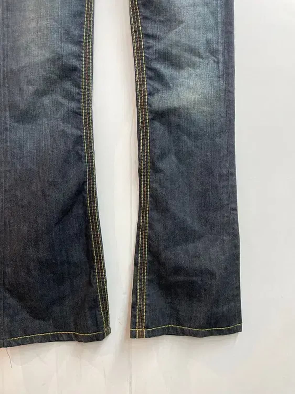 25 SOVAGE 여자 빈티지 로우라이즈 부츠컷 데님 팬츠 상품이미지3