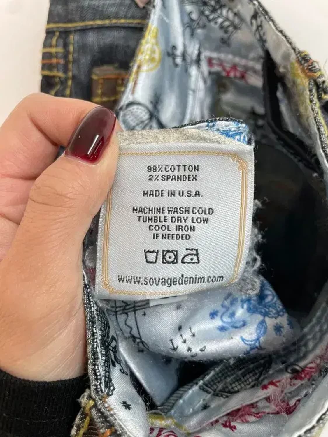 25 SOVAGE 여자 빈티지 로우라이즈 부츠컷 데님 팬츠 상품이미지7