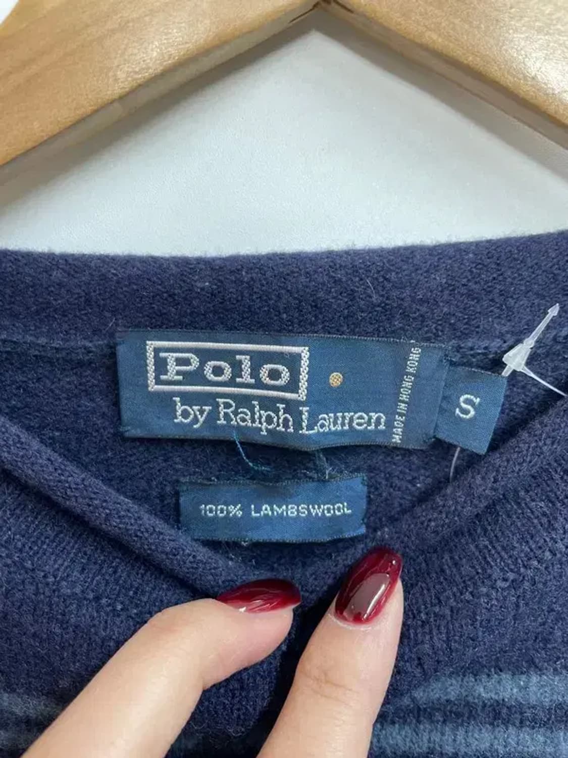 스몰 폴로 랄프 로렌 스트라이프 니트 스웨터 네이비 상품이미지5