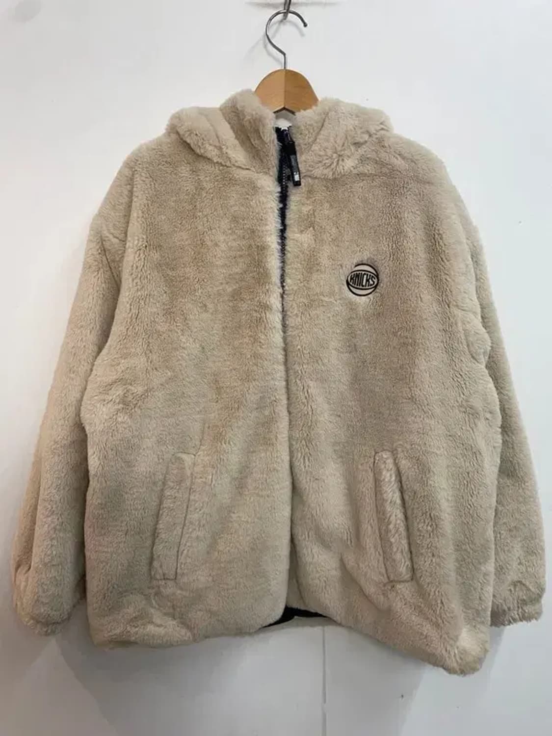 스몰 NBA 뉴욕 닉스 리버시블 퍼 후리스 후드 점퍼 상품이미지3