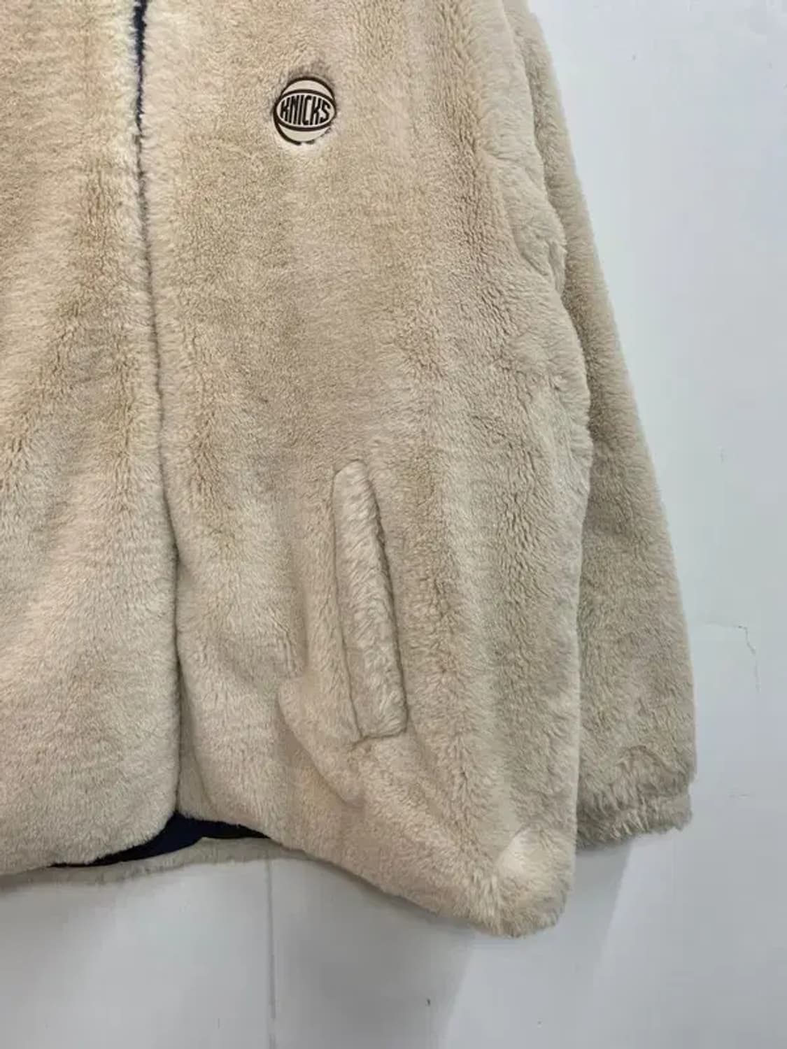 스몰 NBA 뉴욕 닉스 리버시블 퍼 후리스 후드 점퍼 상품이미지4