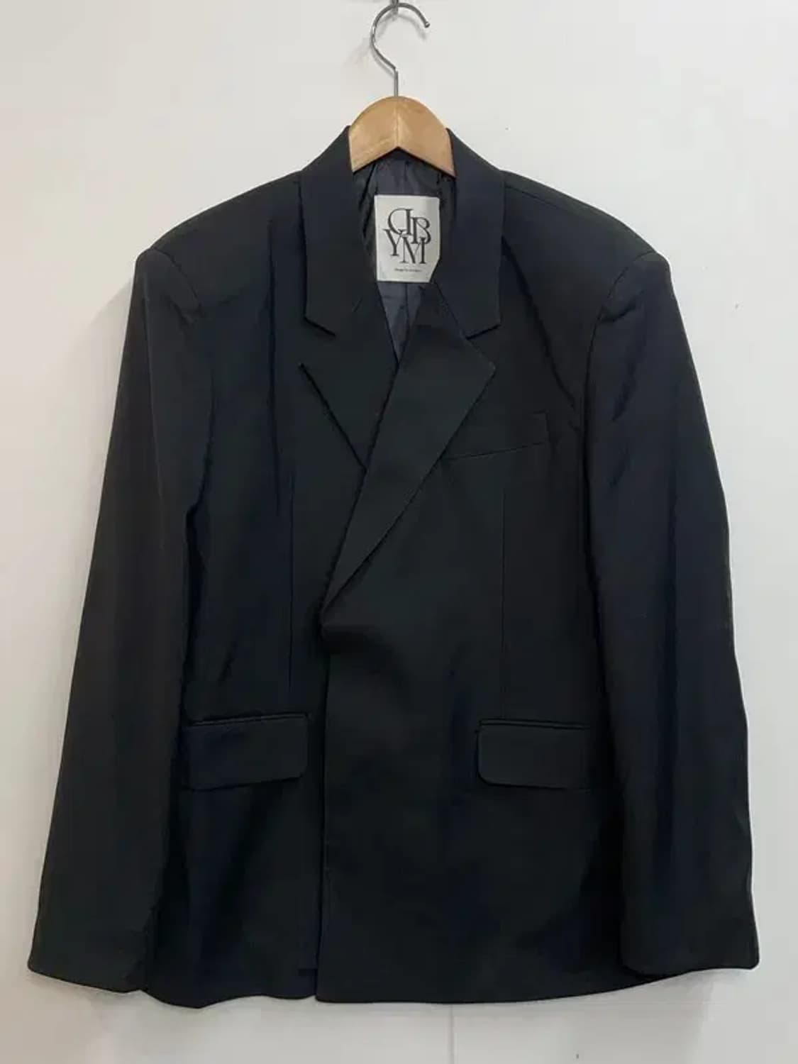 미디움 DBYM 디자인 바이 영민 더블 포켓 블레이져 자켓 블랙 상품이미지2