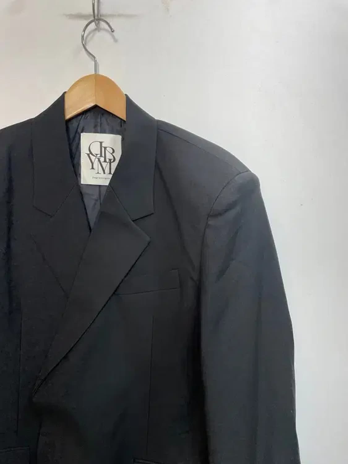 미디움 DBYM 디자인 바이 영민 더블 포켓 블레이져 자켓 블랙 상품이미지4